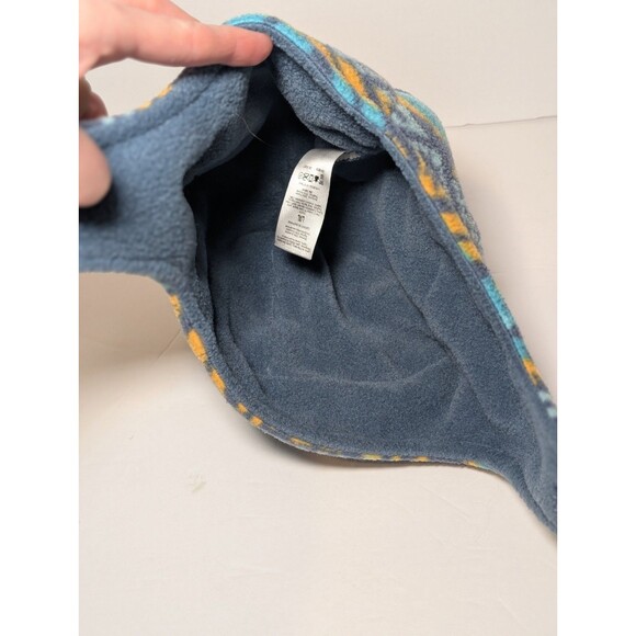 Columbia Unisex Toddler L/XL Frosty Trail ii Earflap Beanie Blue Yellow Warm - Picture 4 of 6